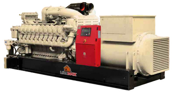3180kVA 2544kW Diesel Generating Sets , Silent DG Set With Industrial Silencer