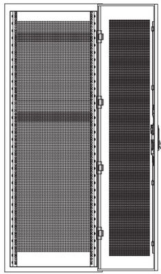 IP20 EN 60529 Gabinete de Telecomunicações Interior Modo de Resfriamento por Radiação de Calor Natural